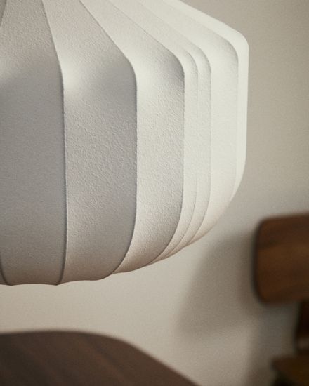 Подвесной светильник Somar из синтетических волокон и стали диаметром 51 см