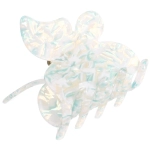 Заколка-краб для волос « ЭЙФОРИЯ ФЛО», шайла, микс 6 цветов, 4,7см (блистер Кокетка)