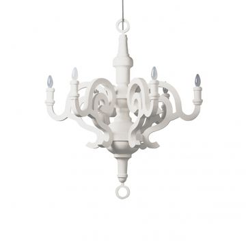 replica  Paper chandelier lamp white D70