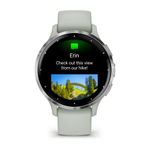 Смарт часы Garmin Venu 3S серо-зеленый с серебристым безелем