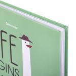 Дневник 5-11 класс 48 л., твердый, BRAUBERG, выборочный лак, с подсказом, "Гусь-джентльмен", 106884