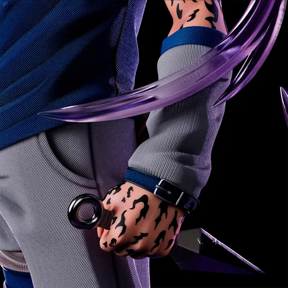 Sasuke Cursed Seal - Naruto