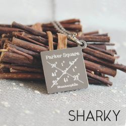 Жетон Квадрат Паркера с гравировкой на заказ