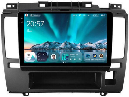 Магнитола для Nissan Tiida C11 2004-2013 (правый руль), Tiida Latio 2004-2012 (рамка графитовая) - Teyes CC4 монитор 9.2" 2K QLED на Android 14, Snapdragon 680, DSP, CarPlay, 4G SIM-слот