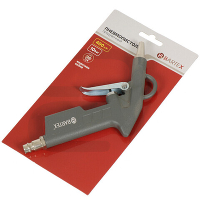 Пневмопистолет продувочный, быстросъем, с коротким соплом, Bartex, шт