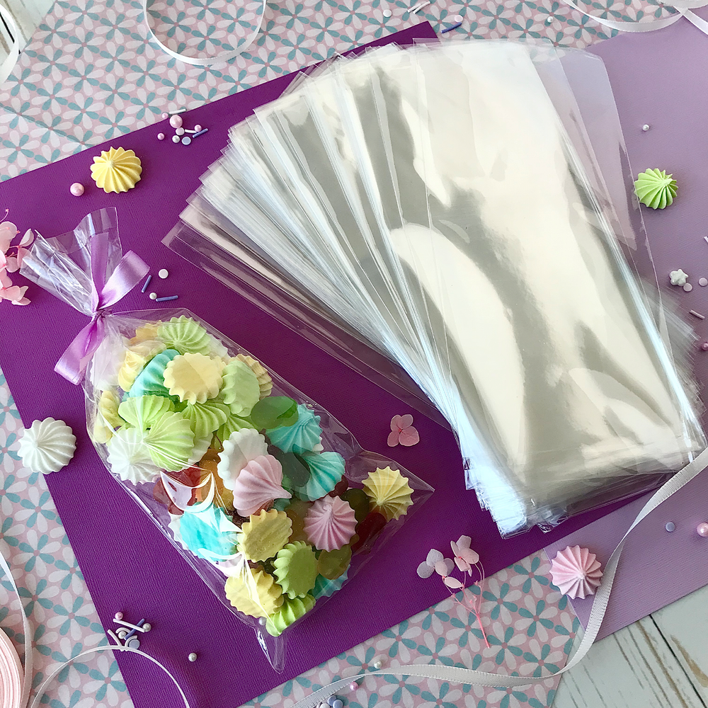 Пакетик прозрачный 12x25см (100 шт)