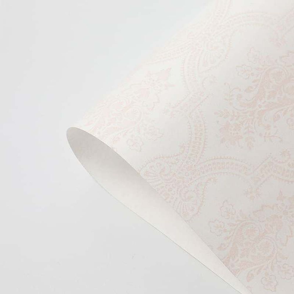 Пленка перламутр ОРНАМЕНТ 58см*10м БЕЛЫЙ