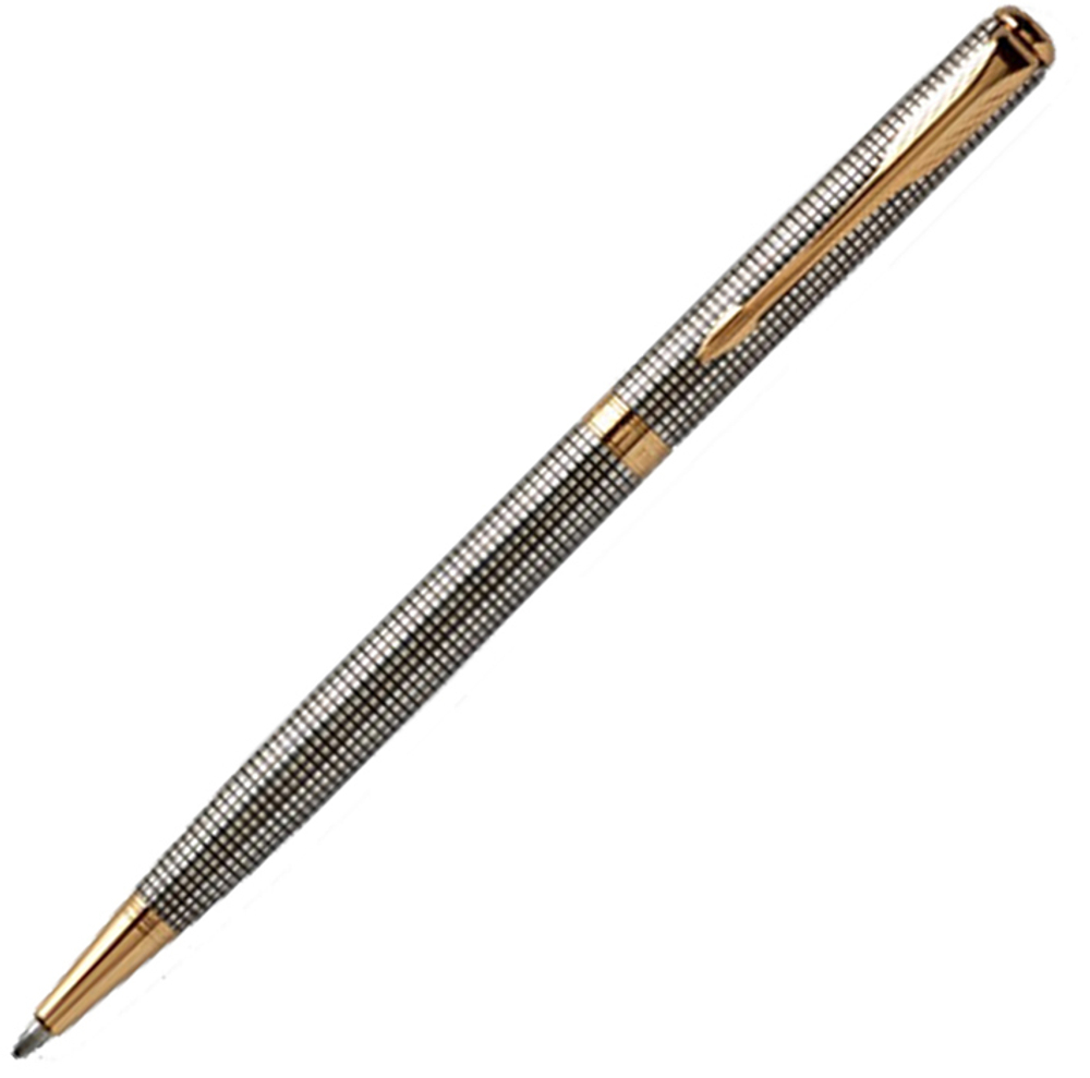 Шариковая ручка Parker Sonnet Slim, цвет - серебристый