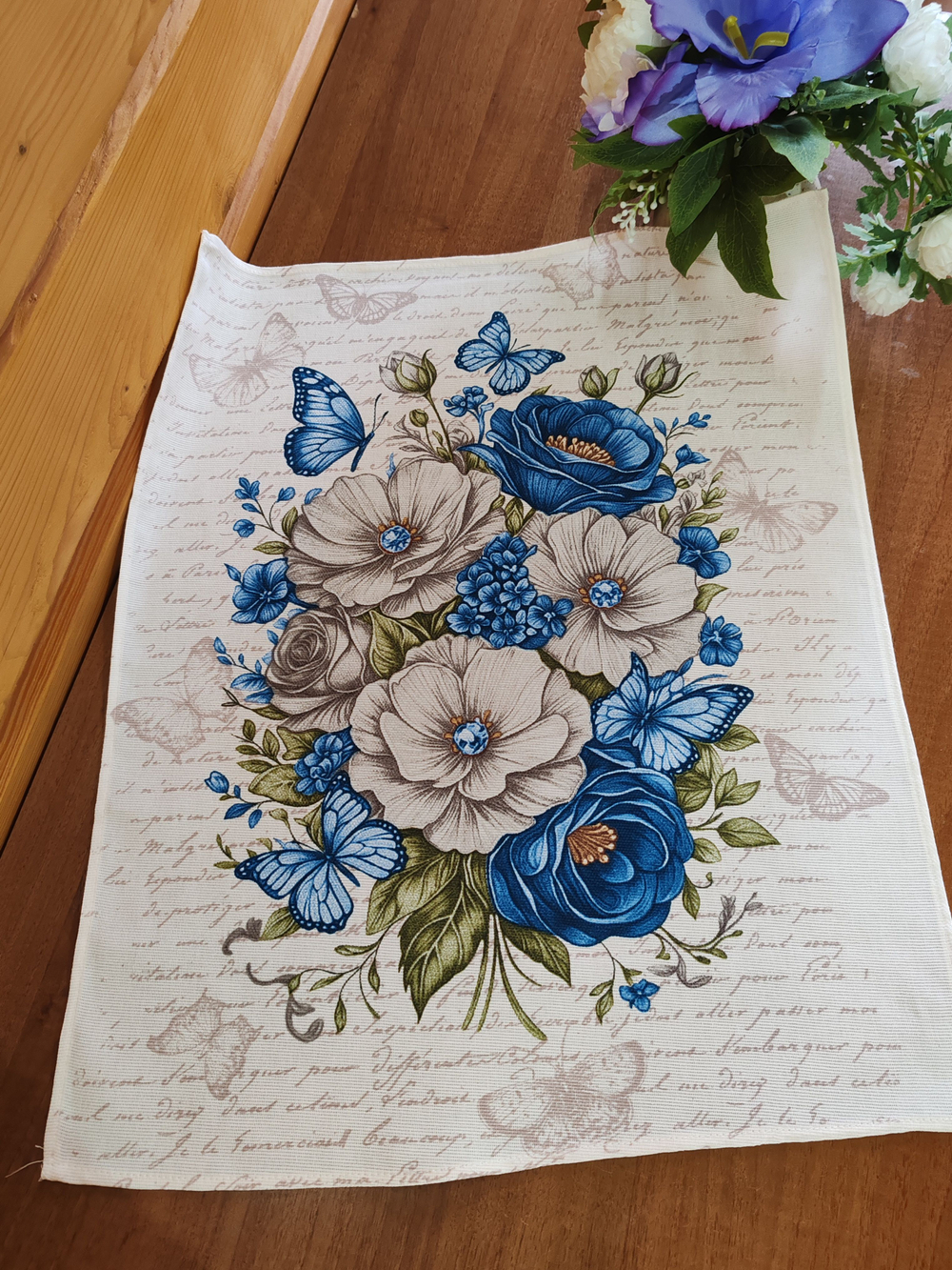 Набор кухонных полотенец, 3 шт , 45х60 см , рогожка