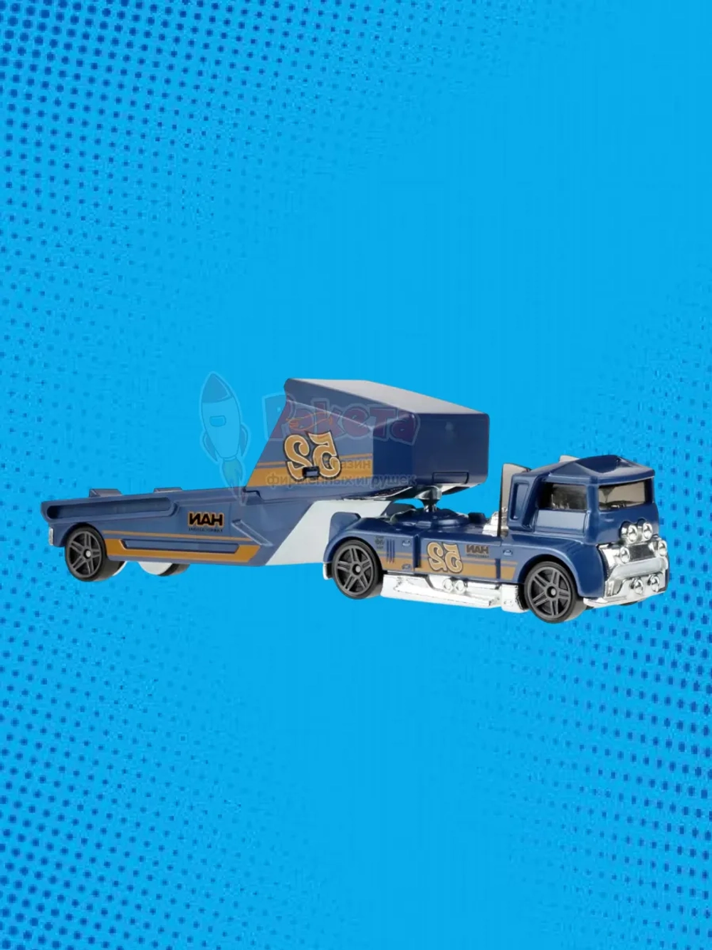 Грузовик Хот Вилс Track Fleet Speed Blaster HYT56 JCM63