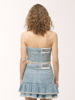 Топ Denim Corset Blue