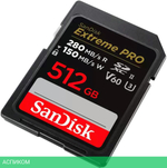 Карта памяти SanDisk SDXC 512GB (SDSDXEP-512G-GN4IN)