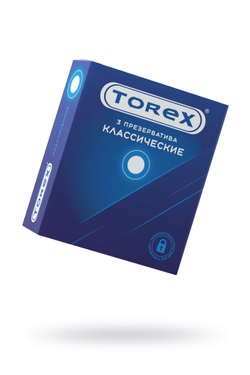 Презервативы Torex, классические, латекс, 19 см, 5,5 см, 3 шт.