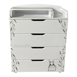 Комод детский с пеленальной доской Indigo Baby Line 800/4 ЛДСП, МДФ зайка