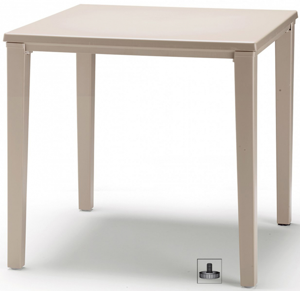 Стол пластиковый обеденный Scab Design Timo, тортора