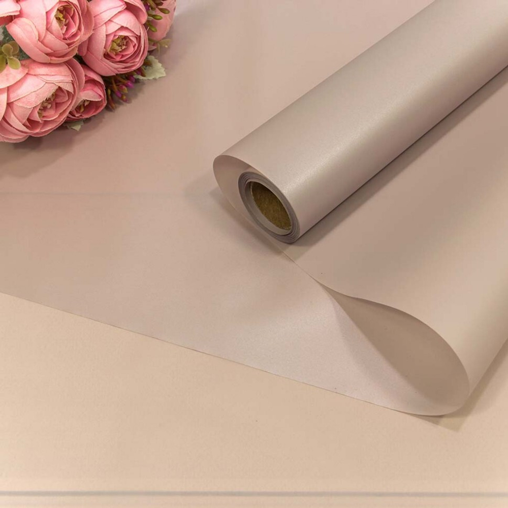 Пленка В рулоне 10 м х 58 см двухсторонняя (Сиреневый)