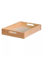 Столик-поднос деревянный 38х28 см Флоутард, декоративный поднос для кухни, столик для завтрака из массива сосны, разборный, в натуральной отделке