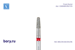 Бор алмазный красный Frank Dental типа FG - D.845KR.016.F.FG
