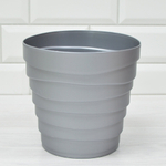 Кашпо Бархан 2,25л, серебряный