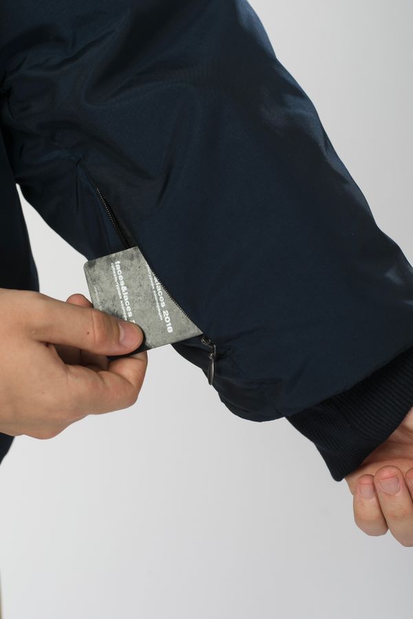 Бомбер Зимний Bomber Wide Navy - фото 7