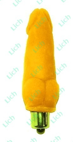 Вибромассажер из TPR- материала, телесный