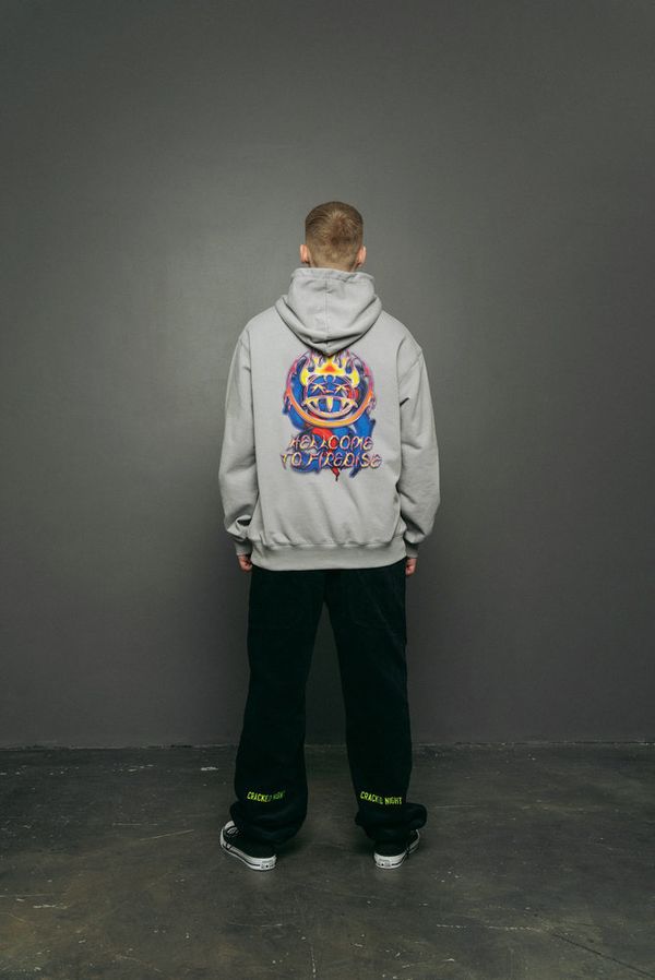 Худи Hellcome Firedise Серый - фото 4