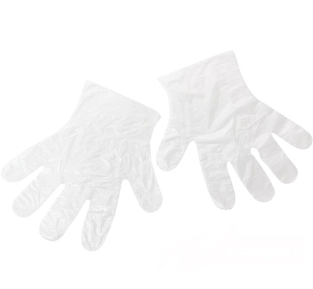 Одноразовые перчатки полиэтиленовые *L* 100/10000 27-0540
