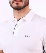 Футболка Поло Paule 2 BOSS GREEN - белый(50483203)