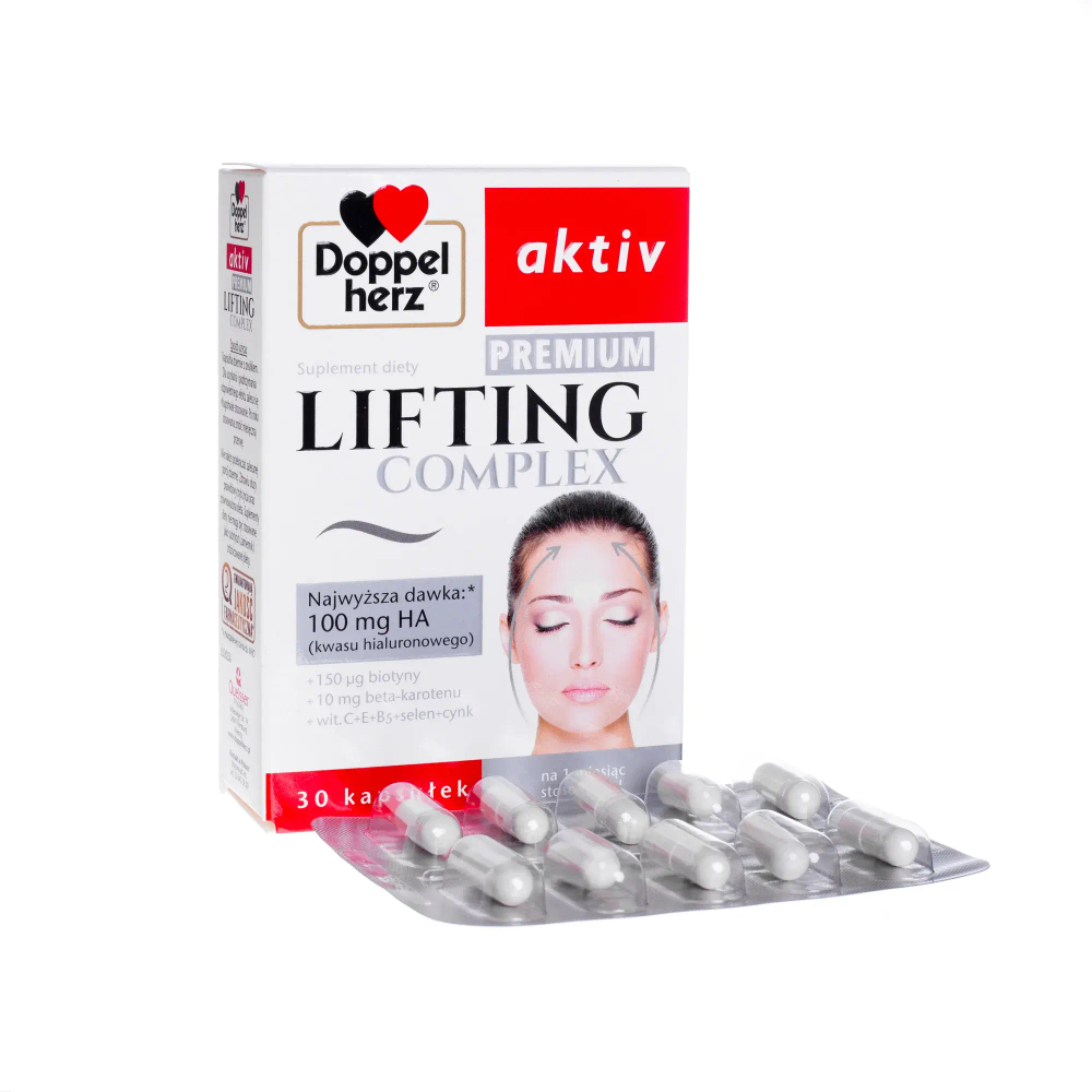 Doppelherz Aktiv Lifting Complex Premium 100 мг HA - 30 капсул