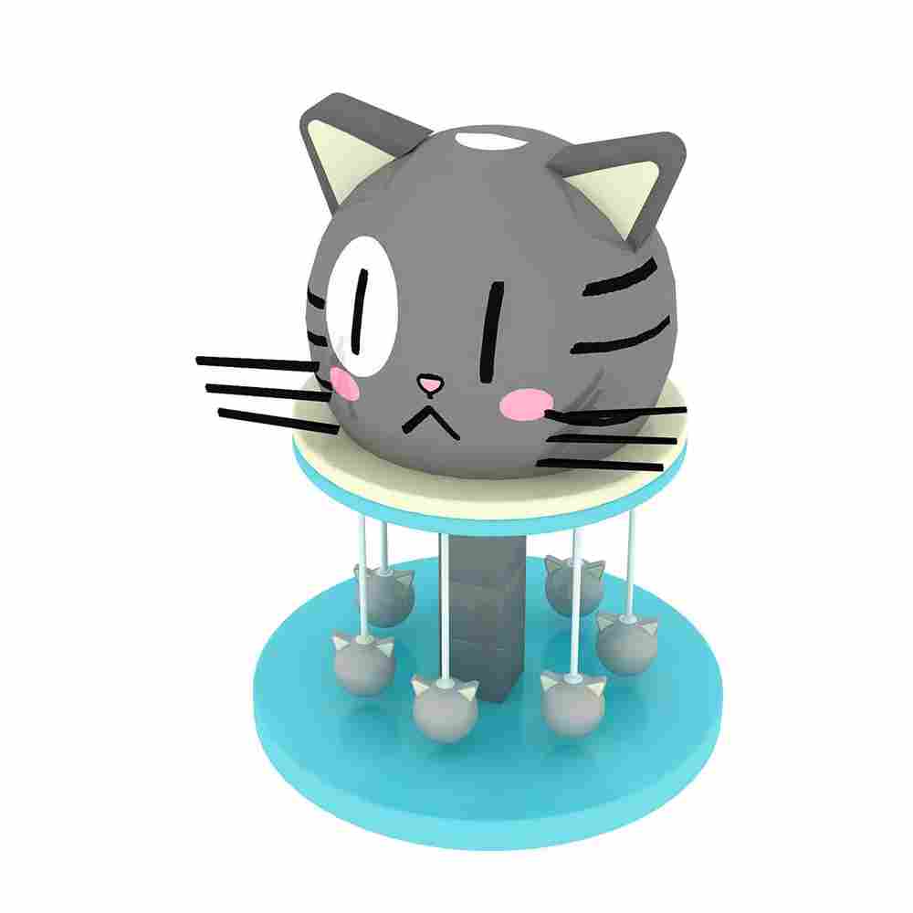 Детский аттракцион 4kids Карусель «Пушистик» c электроприводом