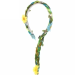 Ободок карнавальный с косичкой «Радуга»