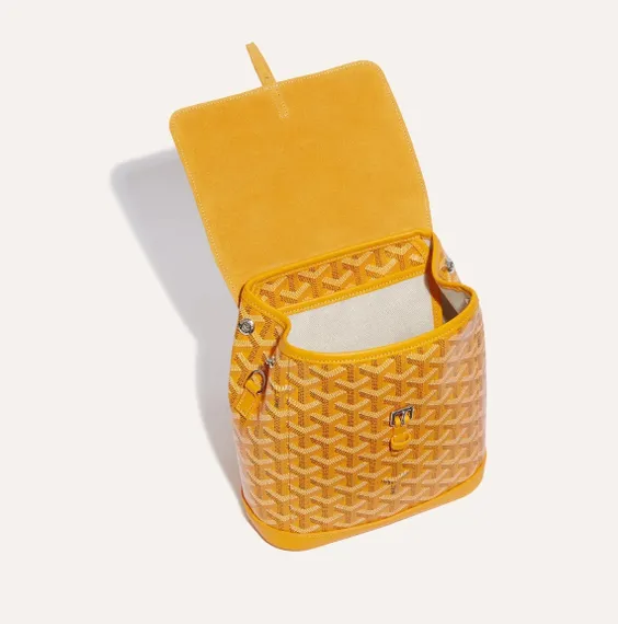 Рюкзак GOYARD Alpin Mini, жёлтый