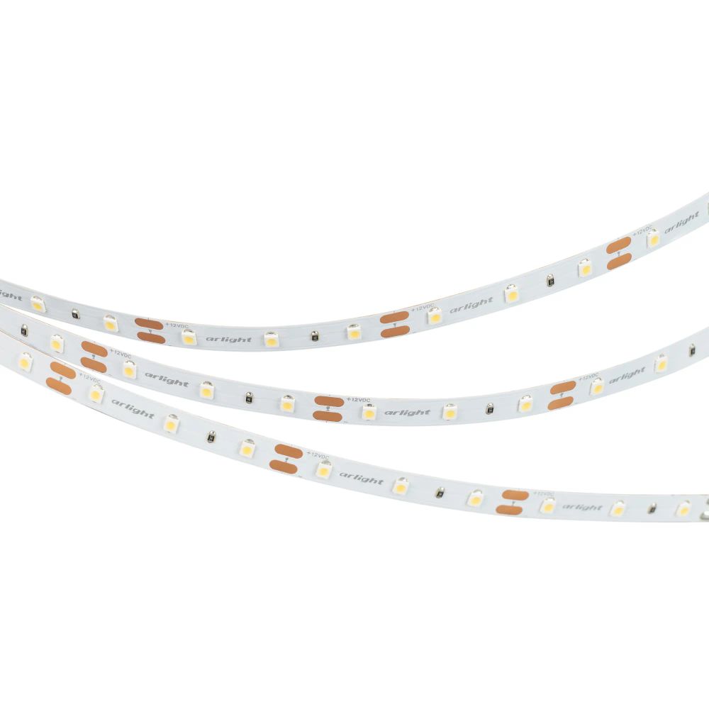 Светодиодная лента NT-A60-8mm 12V White6000 (4.8 W/m, IP20, 3528, 5m) (Arlight, Открытый) 035698