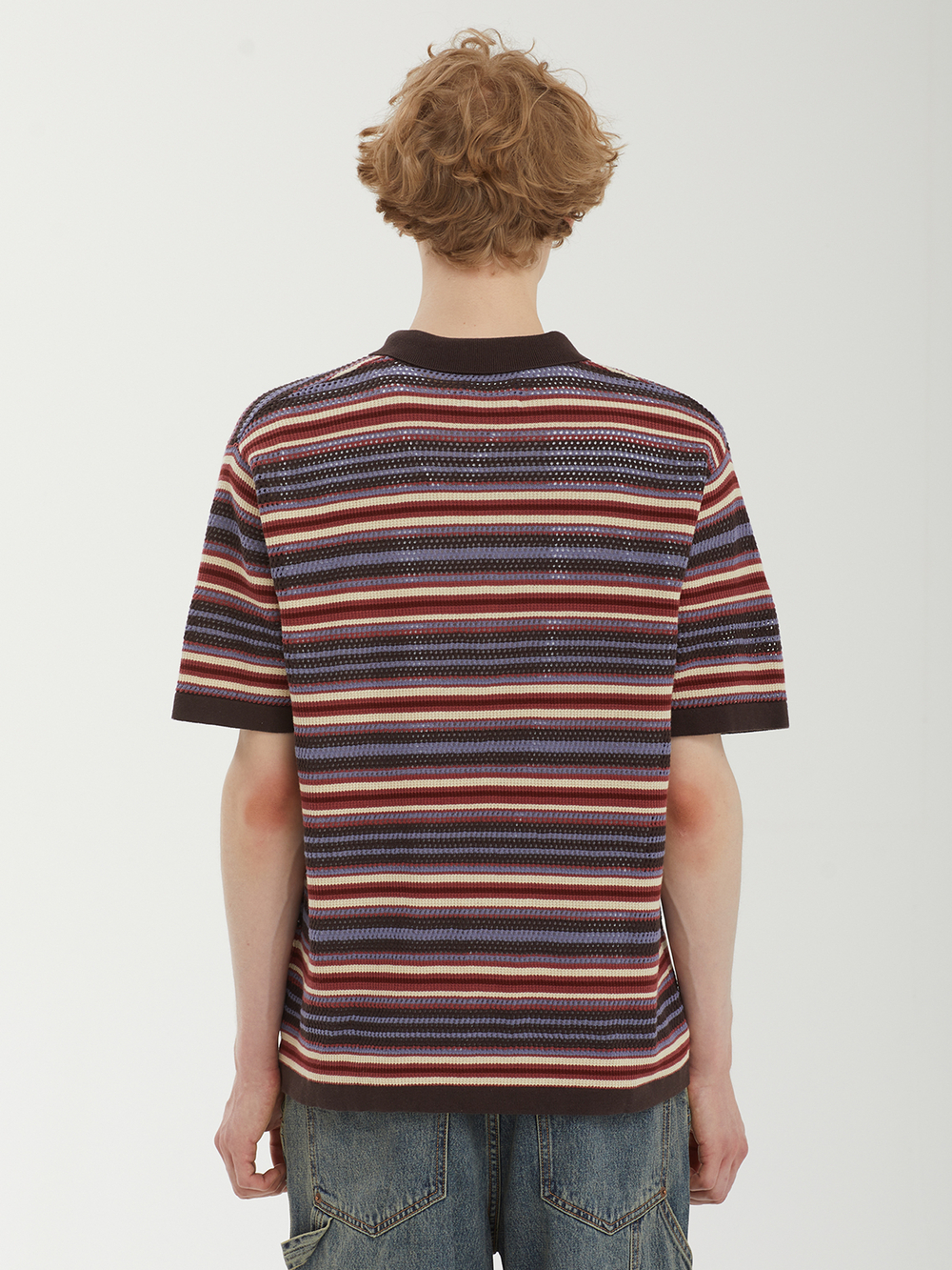 Мужское Поло Stripe S/s Knit