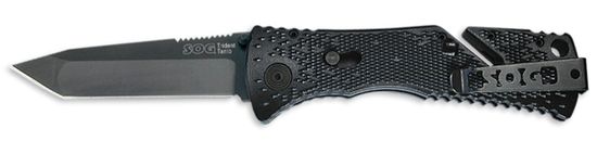 Складной нож SOG Мод. TRIDENT TANTO BLACK 97029