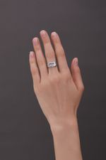 Кольцо 7 Crystals с топазом и хризолитом