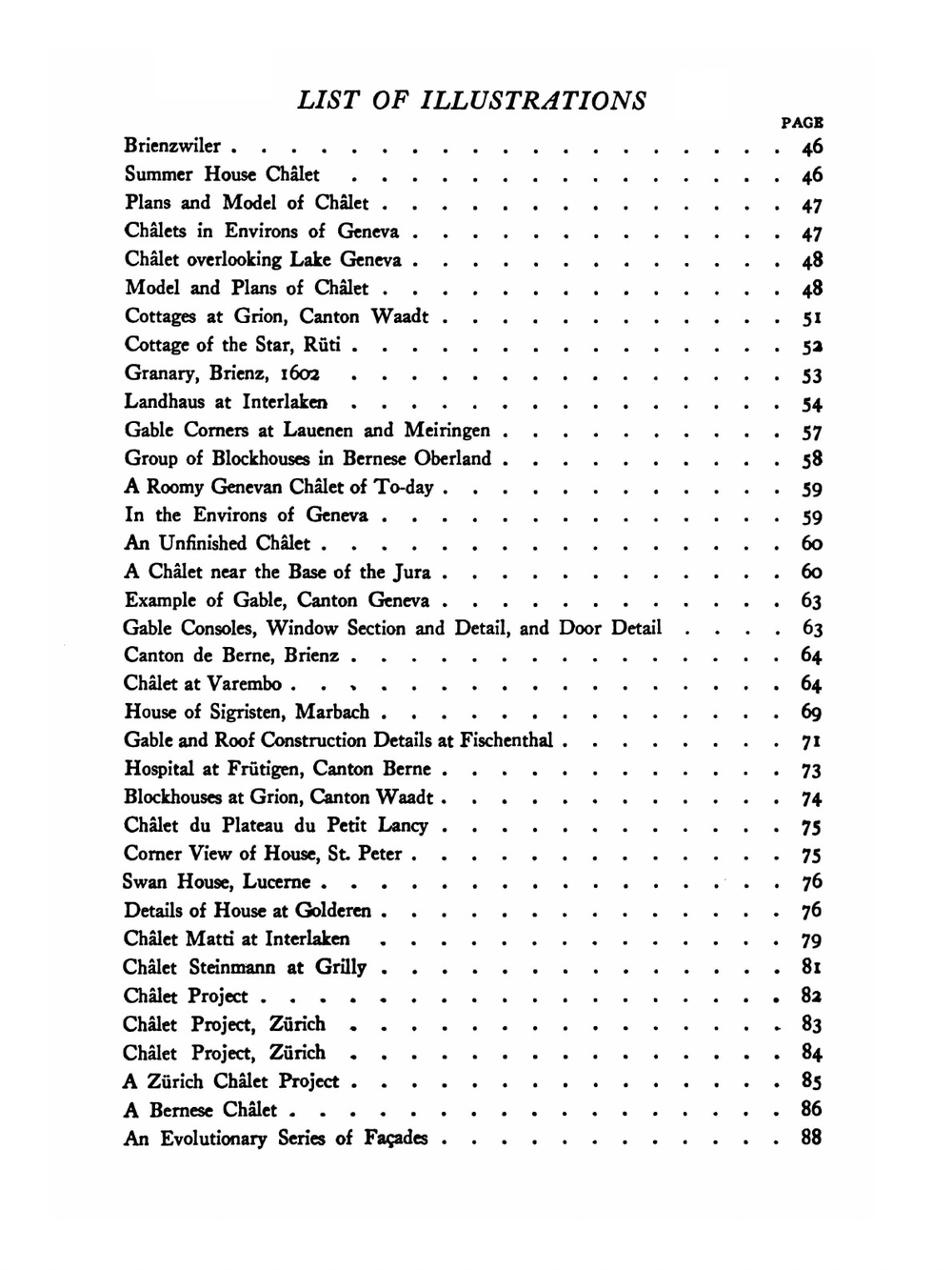 The Swiss chalet book. A minute analysis and reproduction of the chalets of Switzwerland, obtained by a special visit to that country, its architects, and its chalet homes | William Sumner Barton Dana