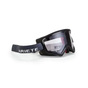 Очки кроссовые ARIETE MUDMAX RACER GOGGLES, черный, зеркальная тонированная линза 14940-NVG