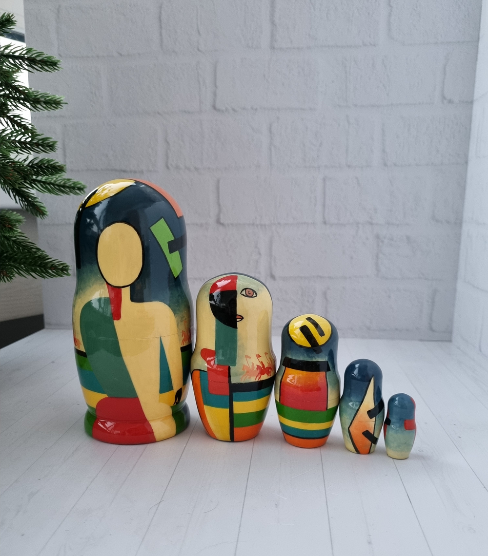 Матрёшка 5м 15см Малевич