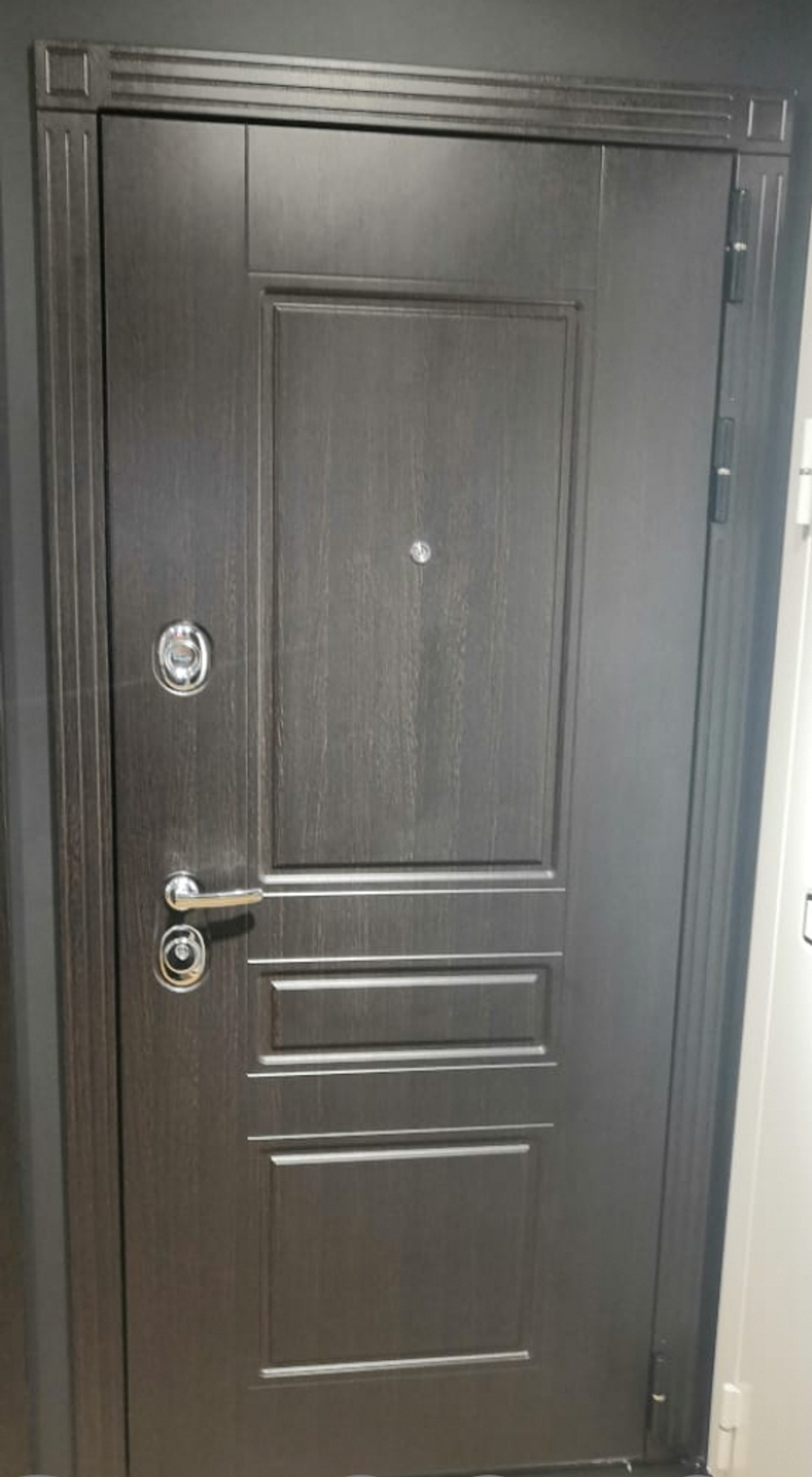 Дверь входная Лабиринт Мегаполис 24 Бетон светлый металлическая