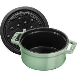 STAUB Мини-кокотница 10 см чугунная кастрюля 250 мл мята