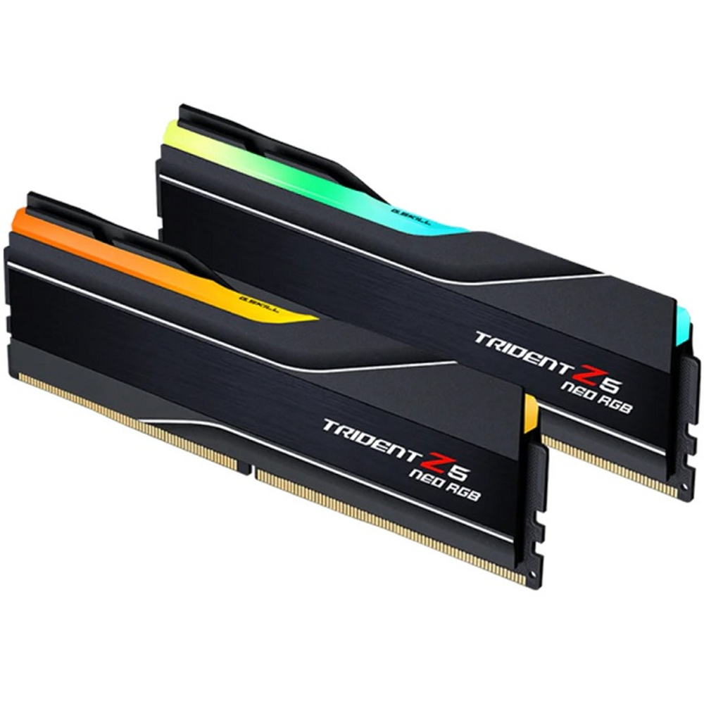 Модуль памяти DIMM DDR5 32Gb, 6000Mhz, 2x16Gb, G.Skill Trident Z5 Neo RGB (F5-6000J3636F16GX2-TZ5NR)