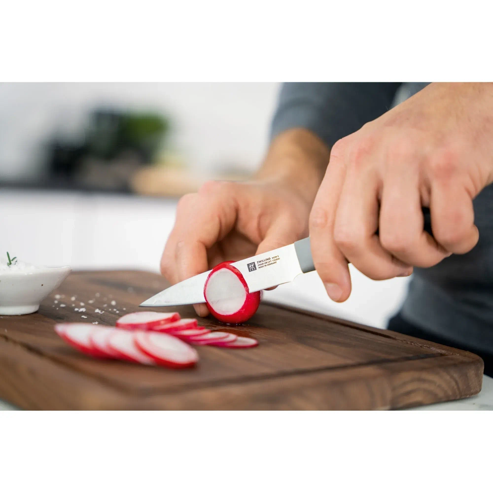 Zwilling Набор из 4 ножей в блоке Now S + ножницы + точилка