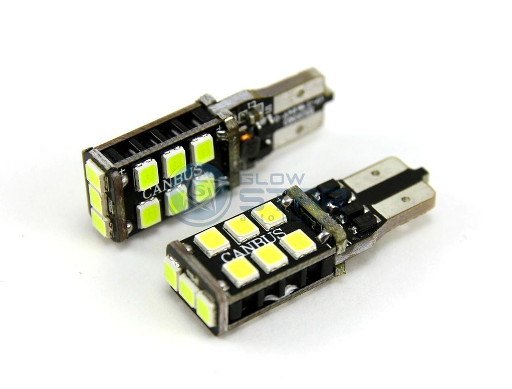 Светодиодная лампа T10-3535-15SMD, 15W, Canbus, 1шт