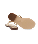 Кожаные вьетнамки DANIELLA Michael Kors - золотой(40S4DNFS1M)