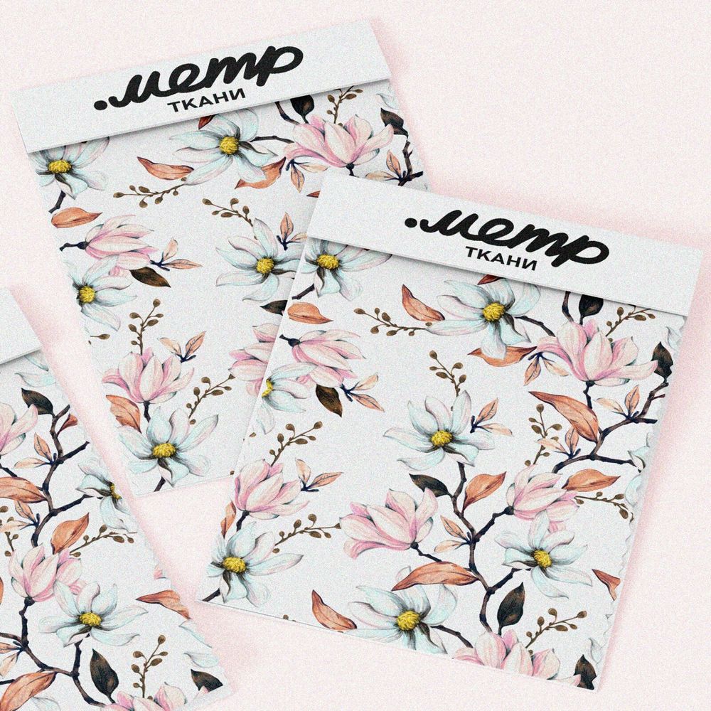 Ткань барби свежий узор