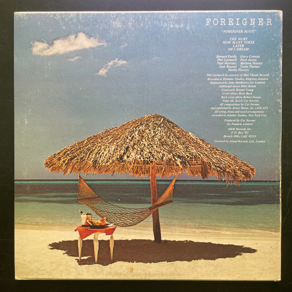 Cat Stevens ‎– Foreigner (США 1973г.)