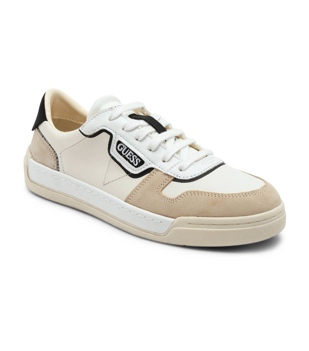 Кожаные кроссовки vintage carryover Guess - бежевый(FM5STV LEA12)