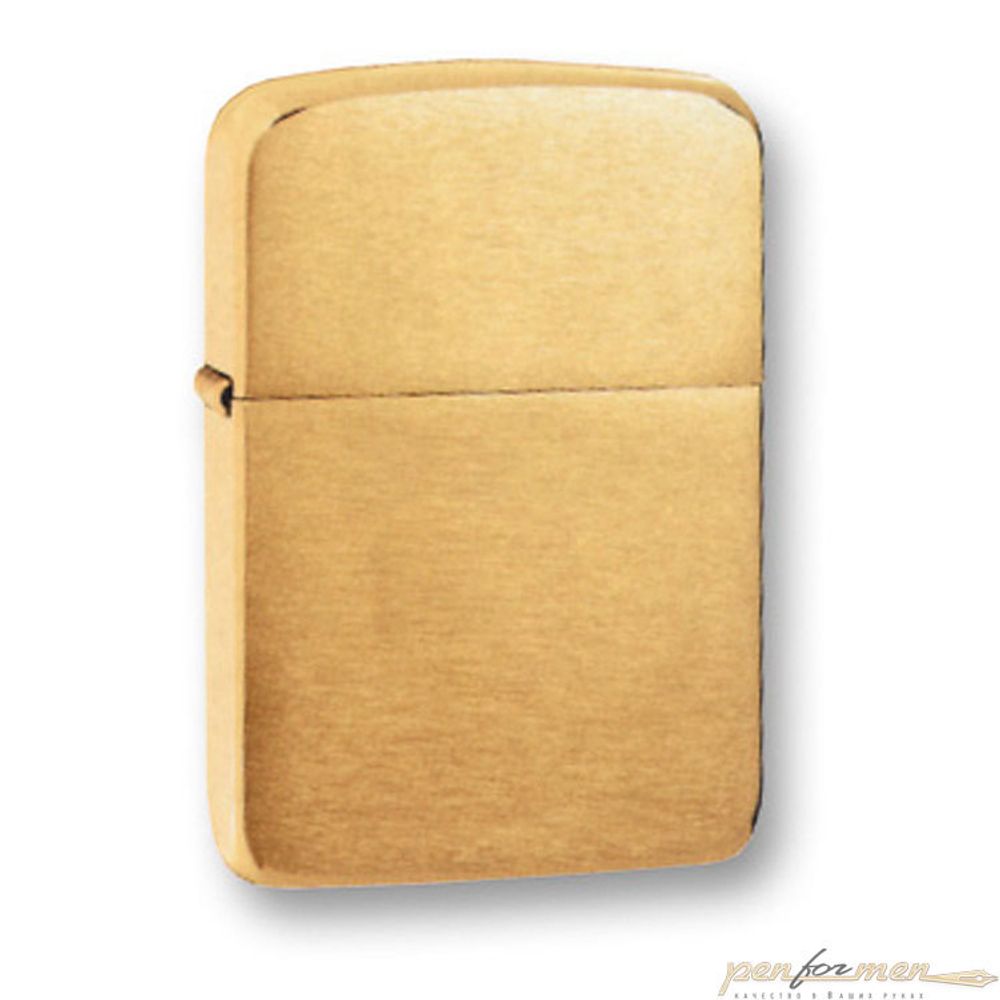 Зажигалка ZIPPO 1941 Replica Brushed Brass (1941B)