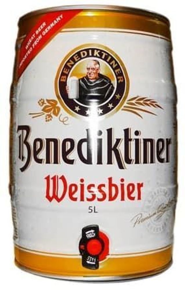 Пиво Бенедиктинер Вайсбир / Benediktiner Weissbier 5л